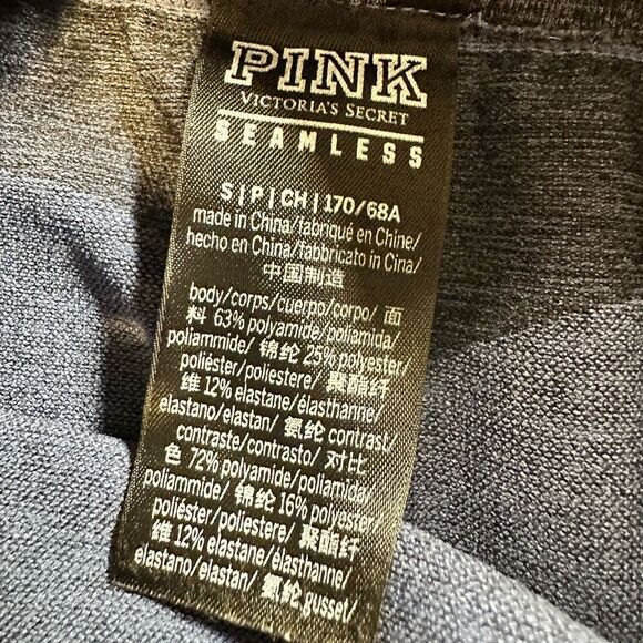 EUC VS PINK Women’s Blue Activewear Seamless Leggings - Size Small - Picture 4 of 6